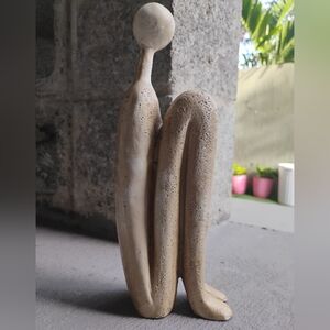 Abstract Cream Sculpture